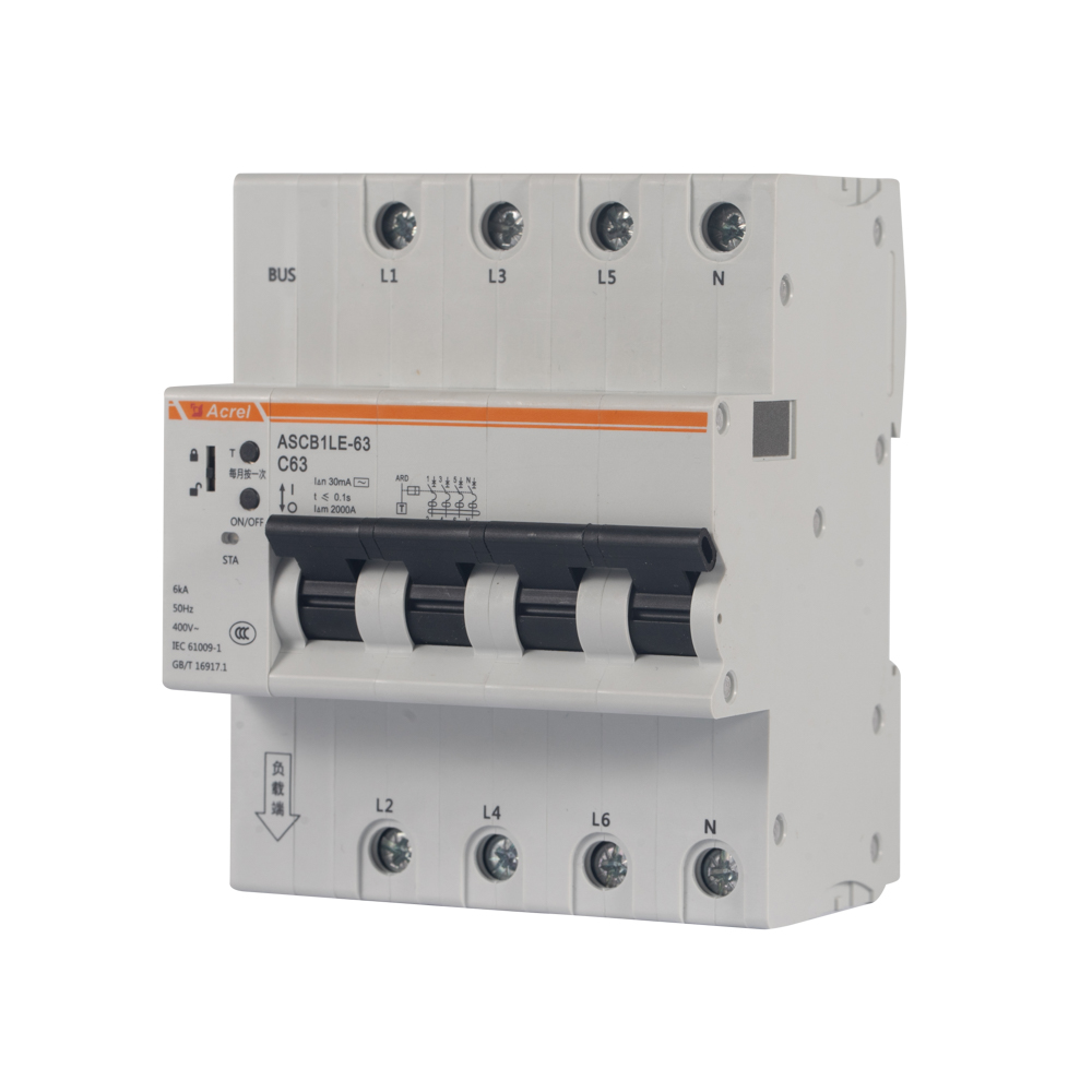 安科瑞ASCB1LE-63-C63-4P智能漏电断路器