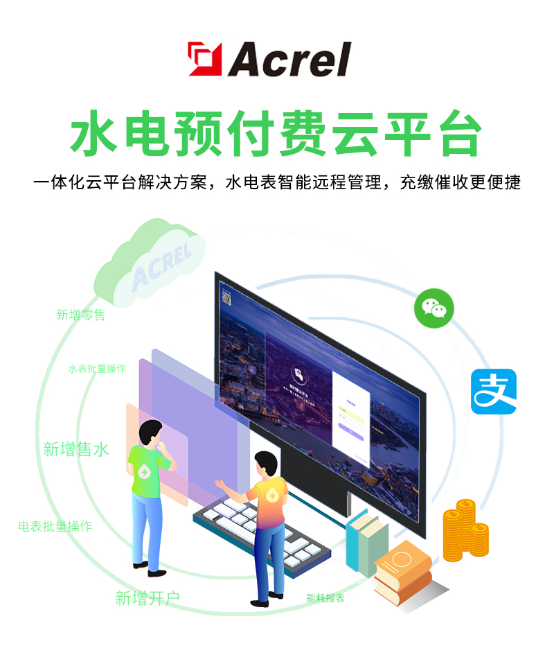 安科瑞AcrelCloud-3200远程预付费管控云平台